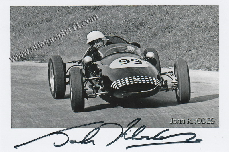 Autographs-F1: John RHODES