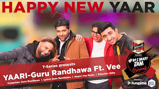 Yaari Happy new year lyrics song in hindi & english by giru Randhawa Yaari Happy new year song lyrics in Hindi & English