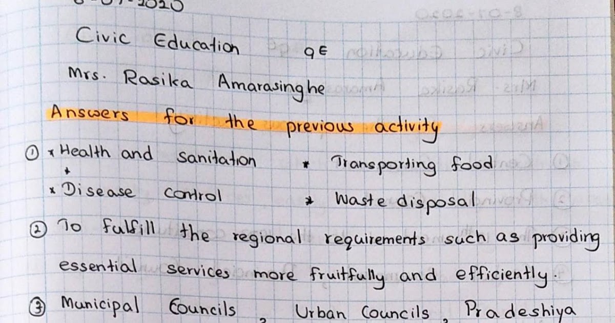 Civic Education - Grade 9