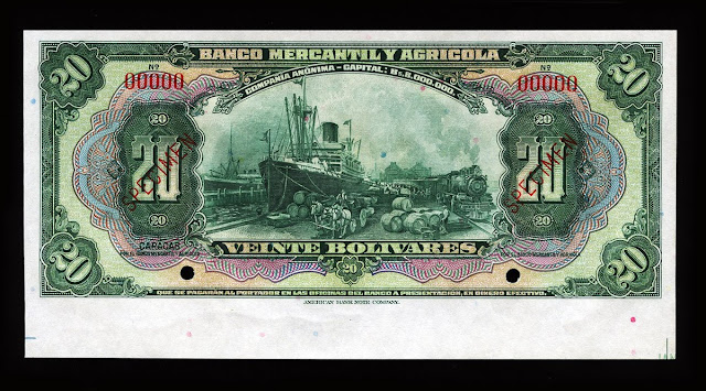 Venezuela Bolívar billete de papel moneda