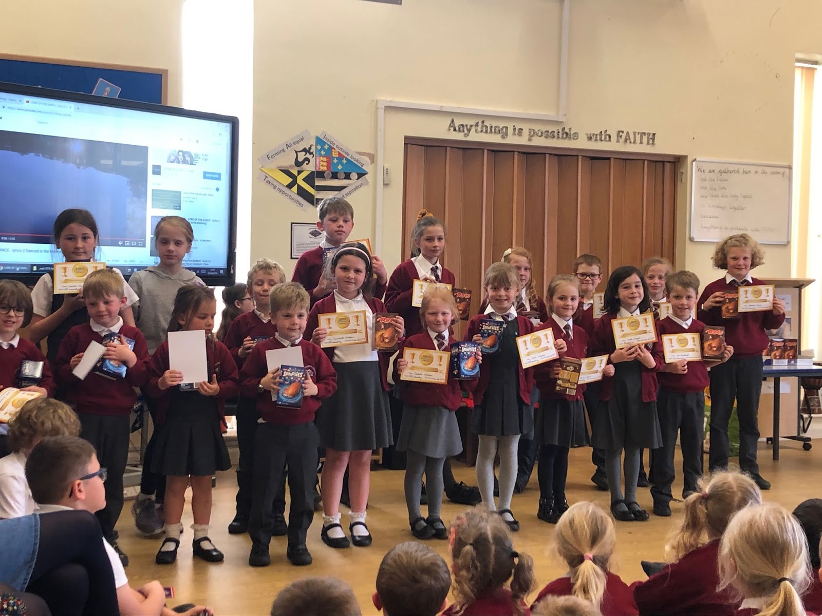 Lady Elizabeth Hastings School Blog 100 attendance