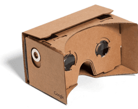 salah satu bentuk fisik dari Google Cardboard