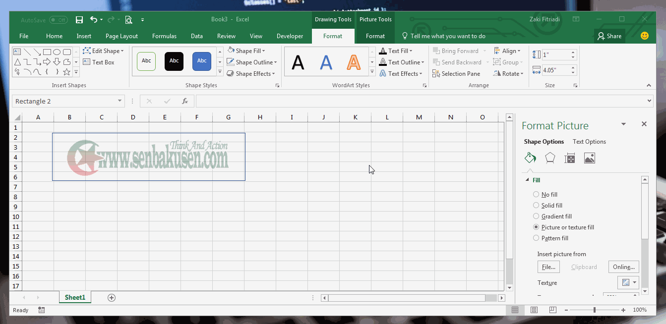 Membuat Gambar Watermark Di Excel | cara membuat gambar watermark transparan di excel Membuat Gambar Watermark Di Excel | cara membuat gambar watermark transparan di excel