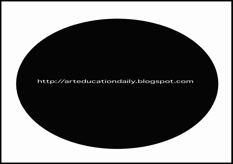 cut a construction paper frame Art Education Daily