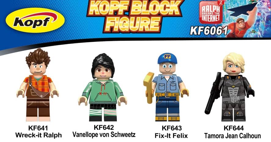 lego wreck it ralph minifigure