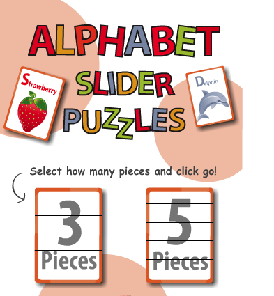 Alphabet slider puzzle