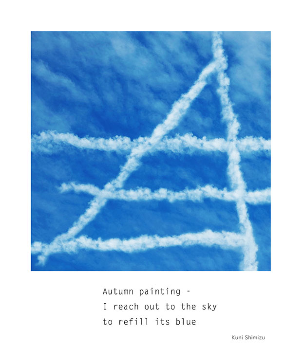 see haiku here 2 Blue paint