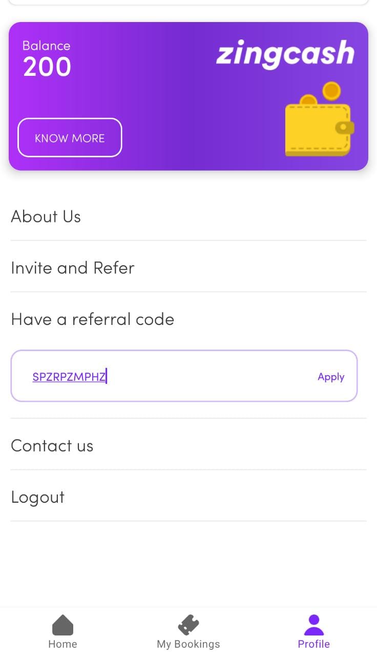 Use Zingbus Referral Code to Get ₹200 on Joining Bonus