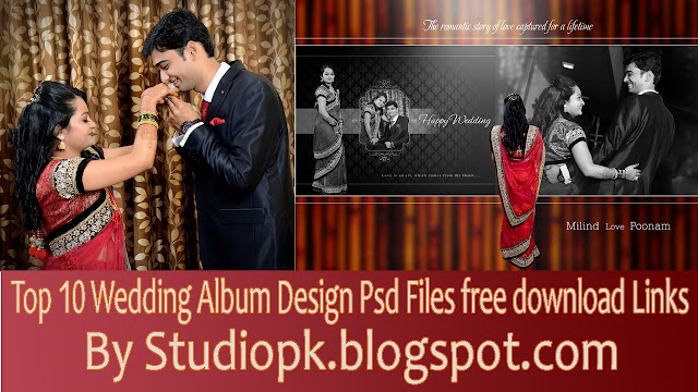 Wedding album psd free download