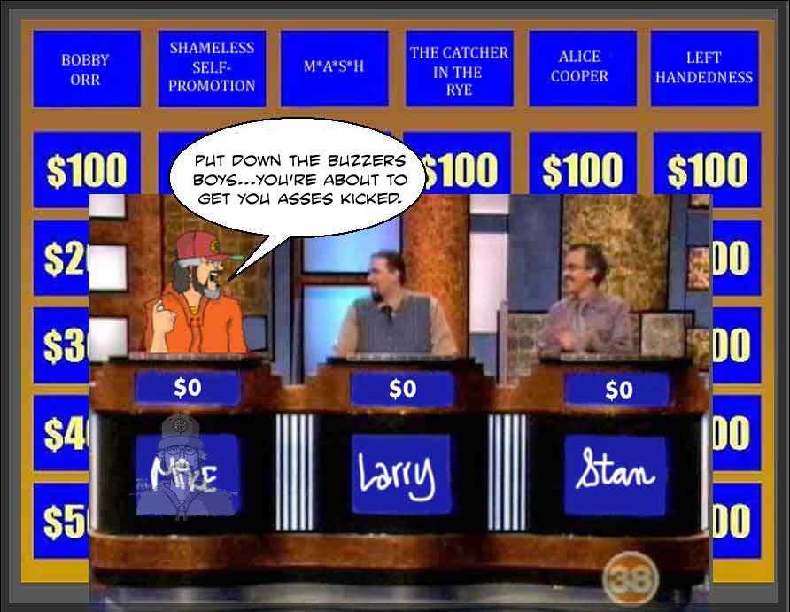 Mike Spicer Cartoonist / Caricaturist. This...Is...Jeopardy!