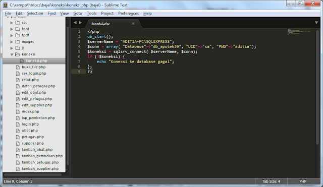 Script koneksi PHP dengan SQL Server - NYOK NGODING