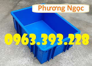 Thùng nhựa công nghiệp, thùng nhựa đặc B3, hộp nhựa đựng đồ cơ khí 2a6545b31e40fc1ea551