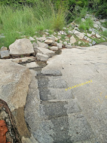 Rock Cut Steps, Krishnagiri Fort