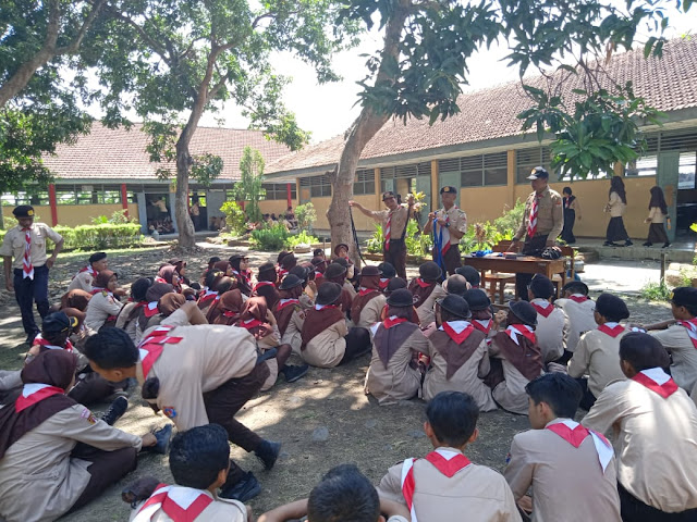 Ratusan Pramuka Terima Pembinaan Dari TNI Kodim Klaten