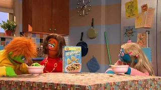 Super K Cereal, Anything Muppets, letter K, Sesame Street Episode 4316 Finishing the Splat season 43