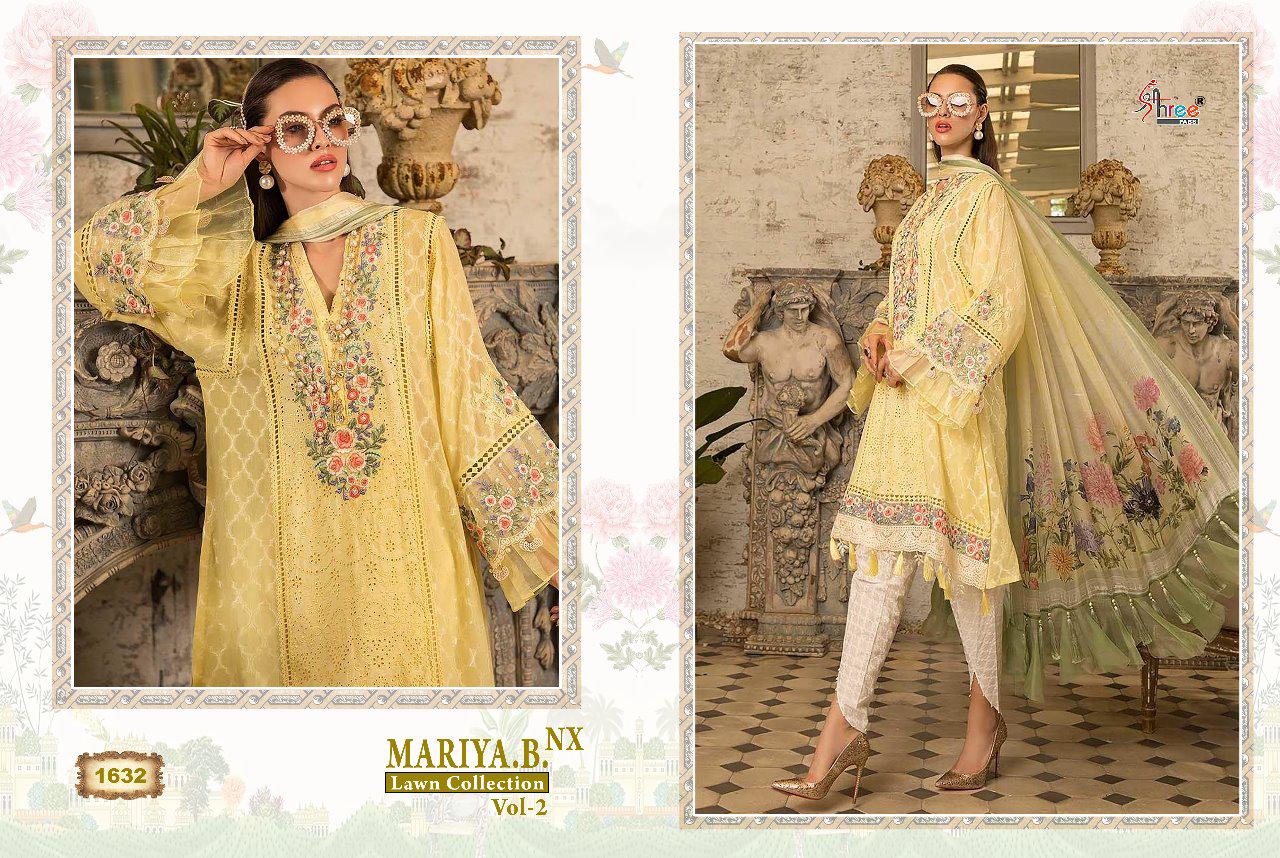 Shree fab mariya b lawn vol 2 Nx Pakistani Suits wholesale - Diwan Fashion