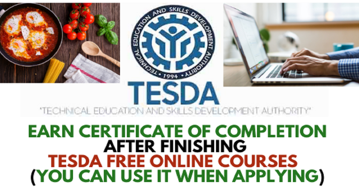 tesda courses offered 2019