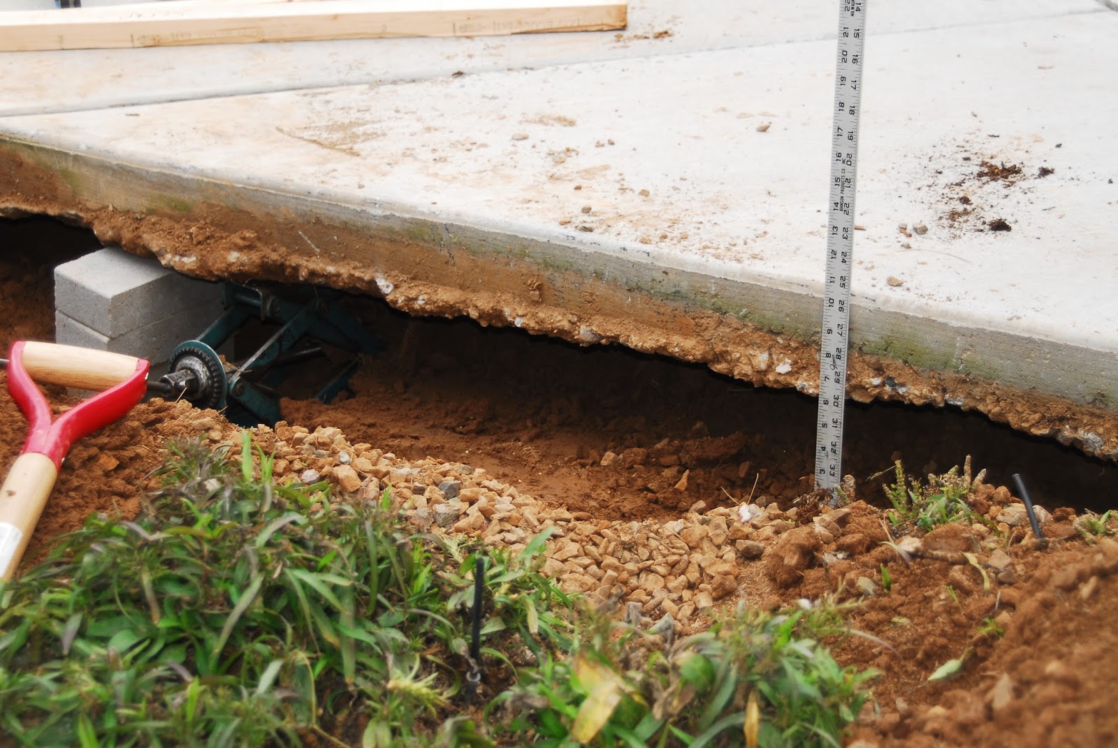 Phoenix Handyman and Wood Restoration Raising a sunken concrete slab