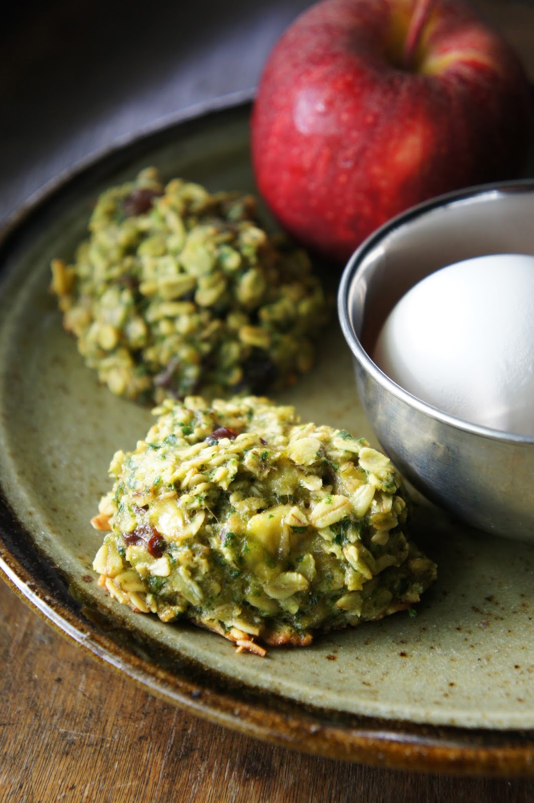 Kid Can Eat!: Spinach + Oat Breakfast Cookies