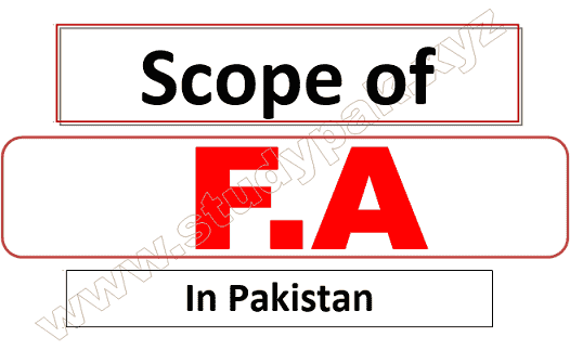 Scope of FA in Pakistan