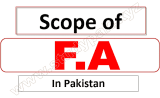 Scope of FA in Pakistan | jobs | study fields