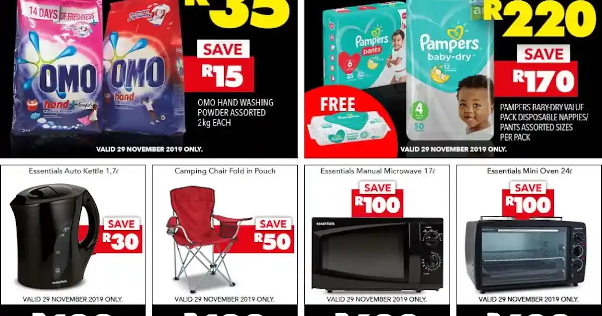 [Updated] Shoprite Black Friday 2019 deals in South Africa