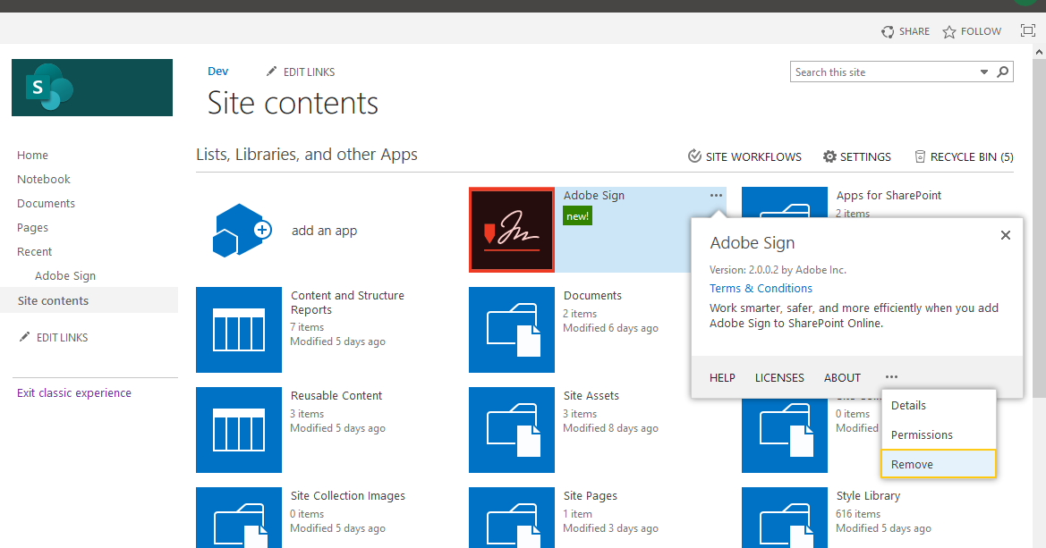 SharePoint Online How to Remove an App using PowerShell? SharePoint