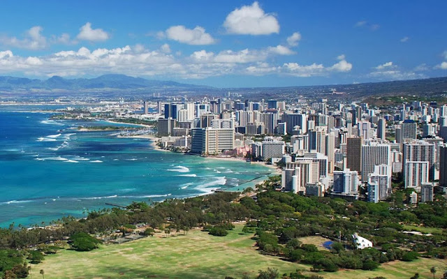 Foto da cidade de Honolulu - Havaí