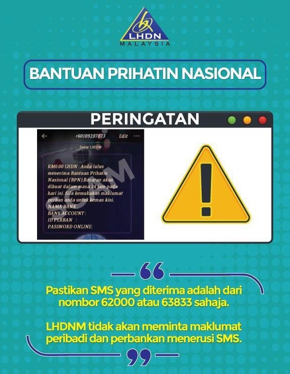 Cara Semak Dan Mohon Bantuan Prihatin Nasional Bpn