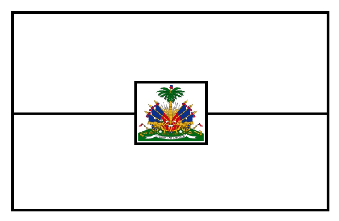 Mewarnai Gambar Sketsa Bendera Negara Haiti Flag Coloring