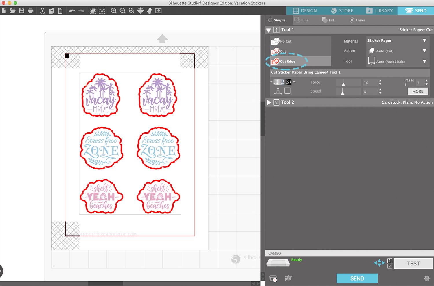 How to print and cut text with silhouette cameo 4 silhouette school