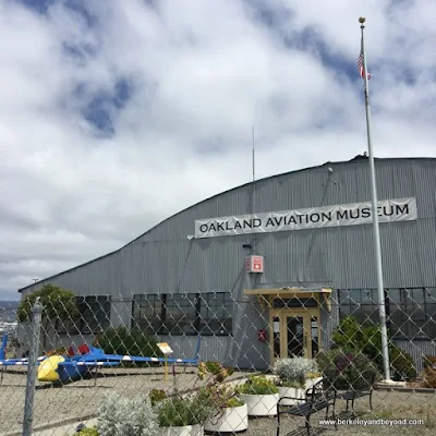 exterior of Oakland Aviation Museum in Oakland, California