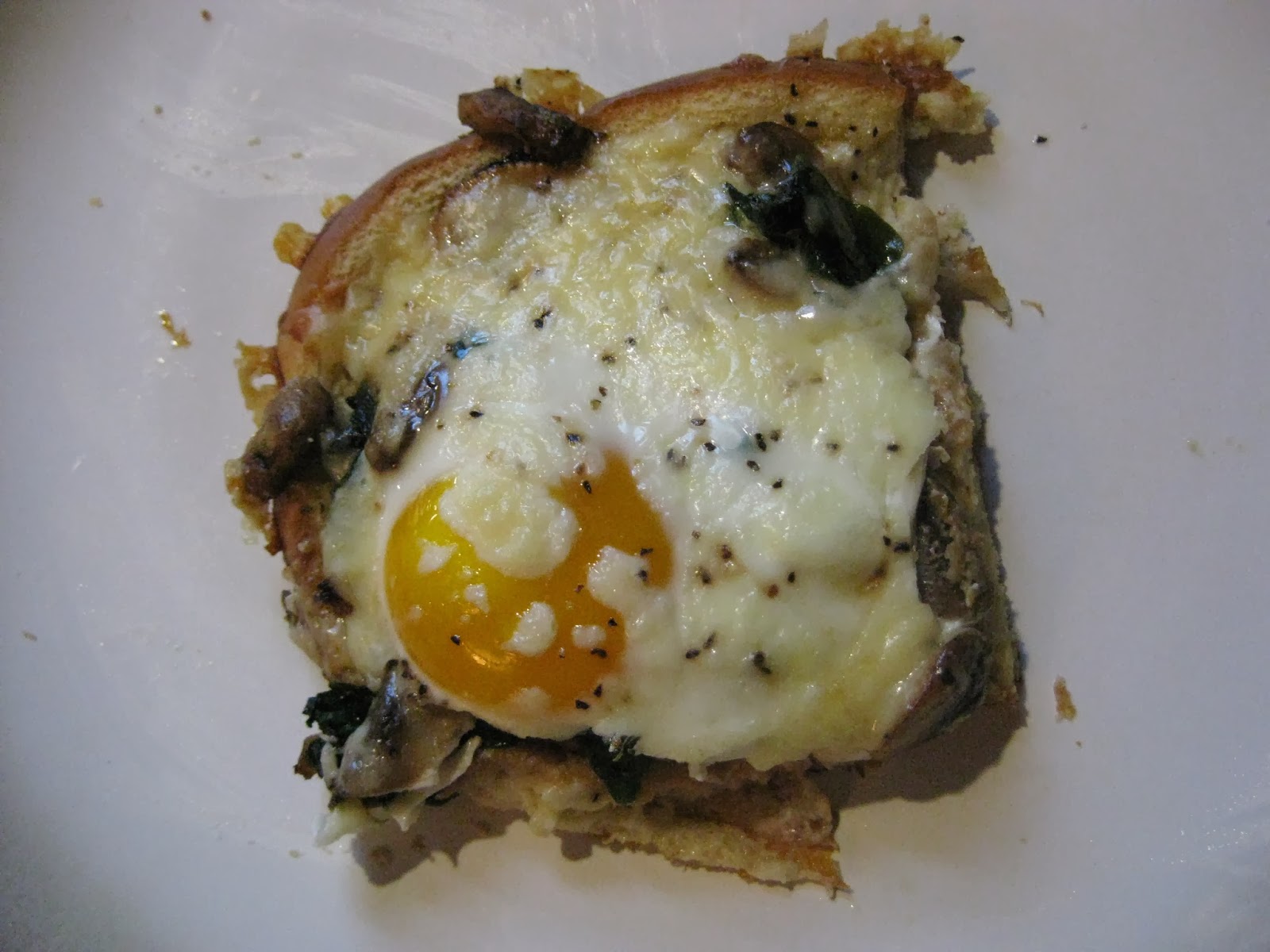 It really IS that easy to make...: Recipe #266: Mushroom-Spinach Baked Eggs