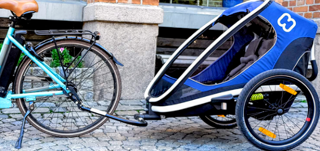 How to attach a bike trailer to bicycle.Bikestrailers.com