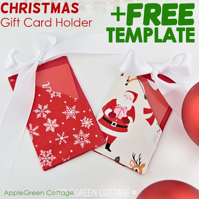 christmas gift card holder free template applegreen cottage christmas gift cards free