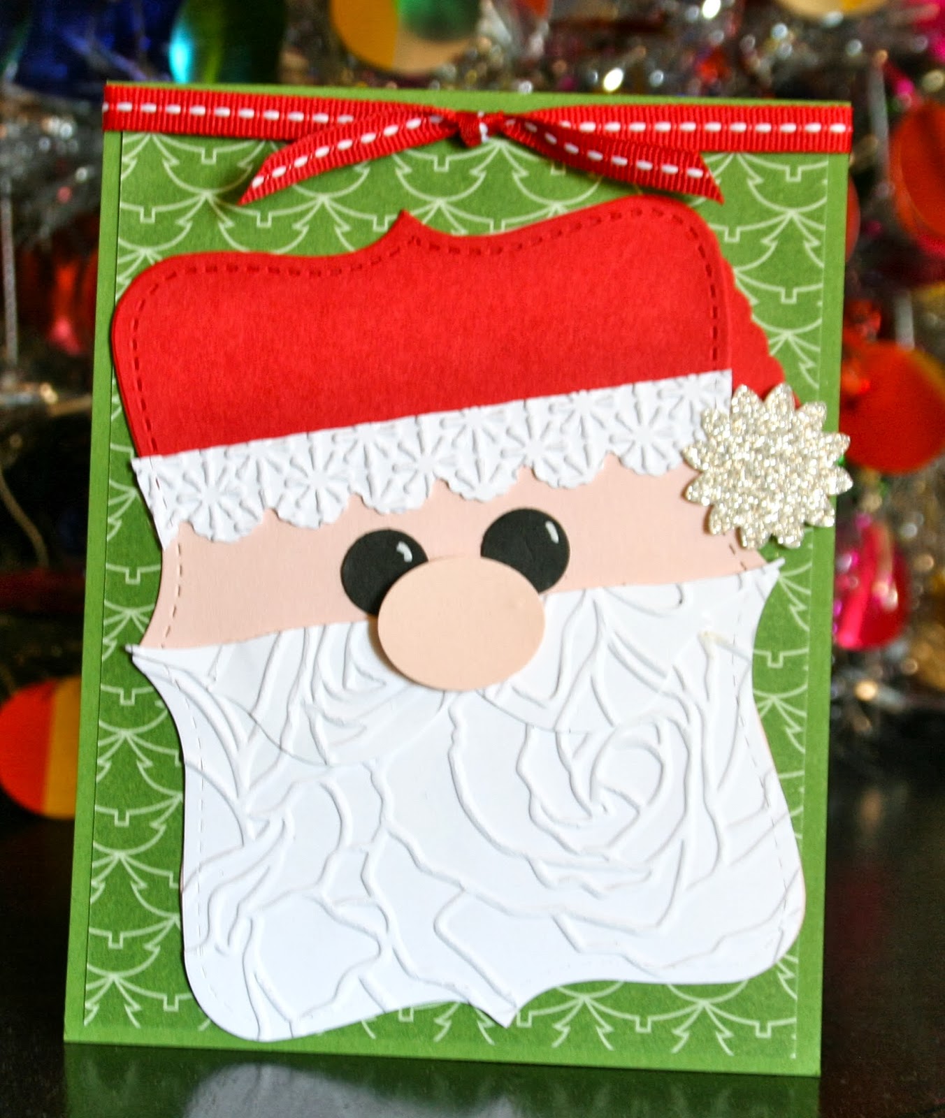 Krystal's Cards: Top Note Santa