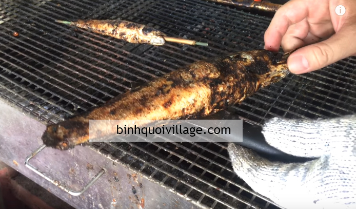 Cách nướng cá lóc bằng than