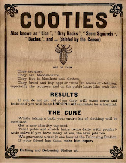 Cooties -- also known as lice