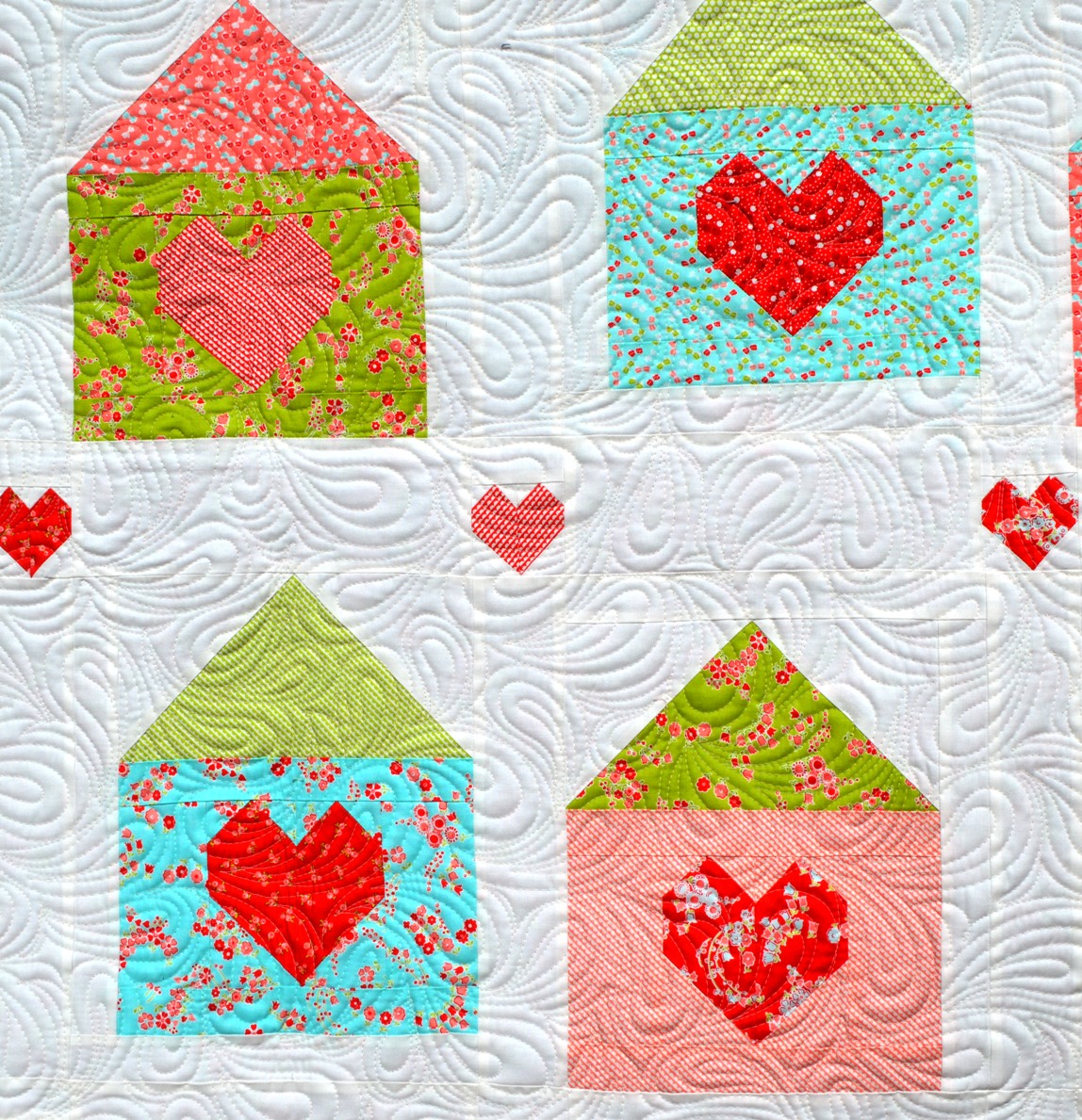 Happy Quilting I Love House Blocks Two New House Quilts!!!