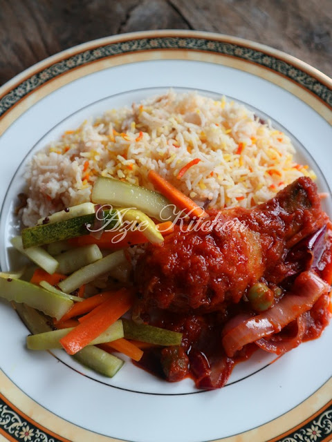 Nasi Minyak dan Ayam Masak Merah Sangat Sedap (A Keeper Recipe)