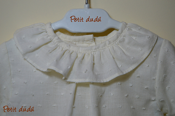 conjunto de Blusa y cubrepañal niño petitdudu