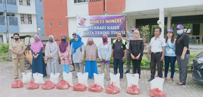 Menyambut Imlek, Tim Baksos ‘Berbagi Kasih’ Bantu Warga Rusunawa Tebing Tinggi