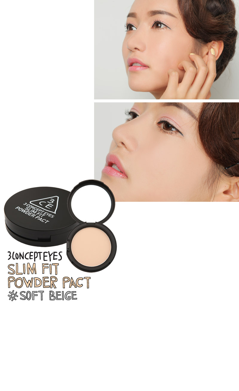 3ce Stylenanda SLIM FIT POWDER PACT 100 KOREAN