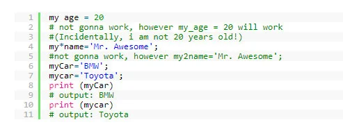 How To Assign a Value to a Variable in Python - Free Source code ...
