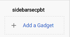 Add a Gadget Add a Gadget