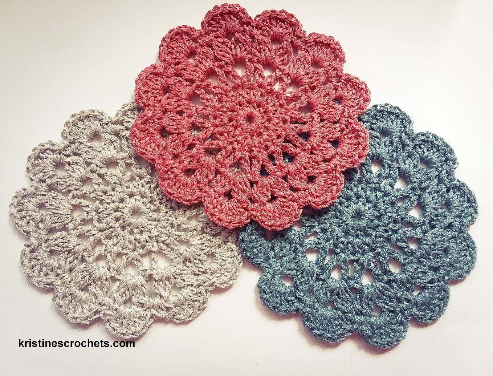 Crochet coasters pattern easy simple beginner PATTERN ONLY