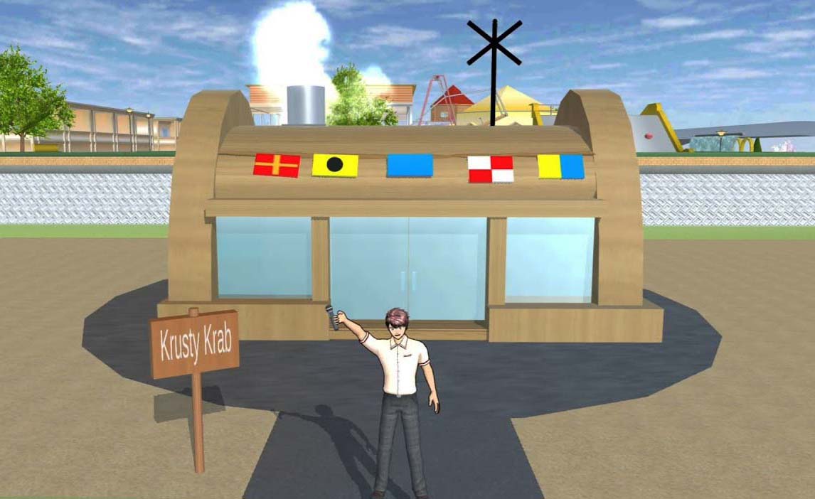 id krusty krab sakura school