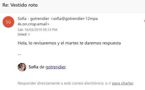 Razones para no comprar en GoTrendier