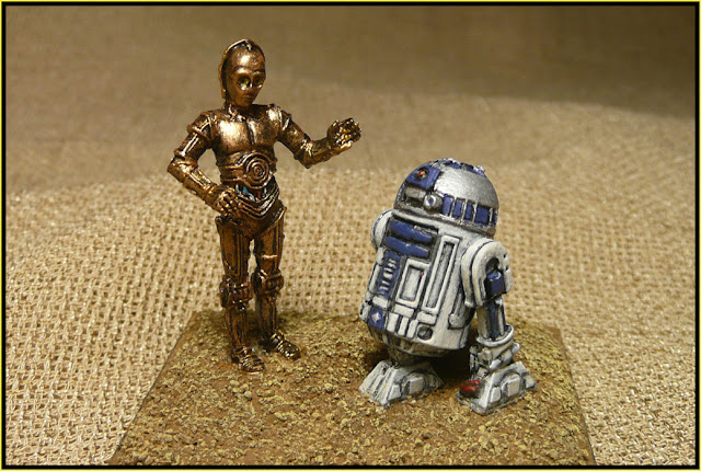 Droïdes Les Aventures De R2 D2 Et C 3po Miniaturas de Oxkarth: Guerra de las Galaxias - Droides C-3PO y R2-D2