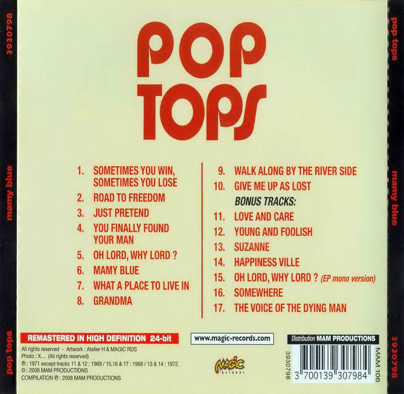 ENTRE MUSICA POP TOPS Mamy Blue (1971)